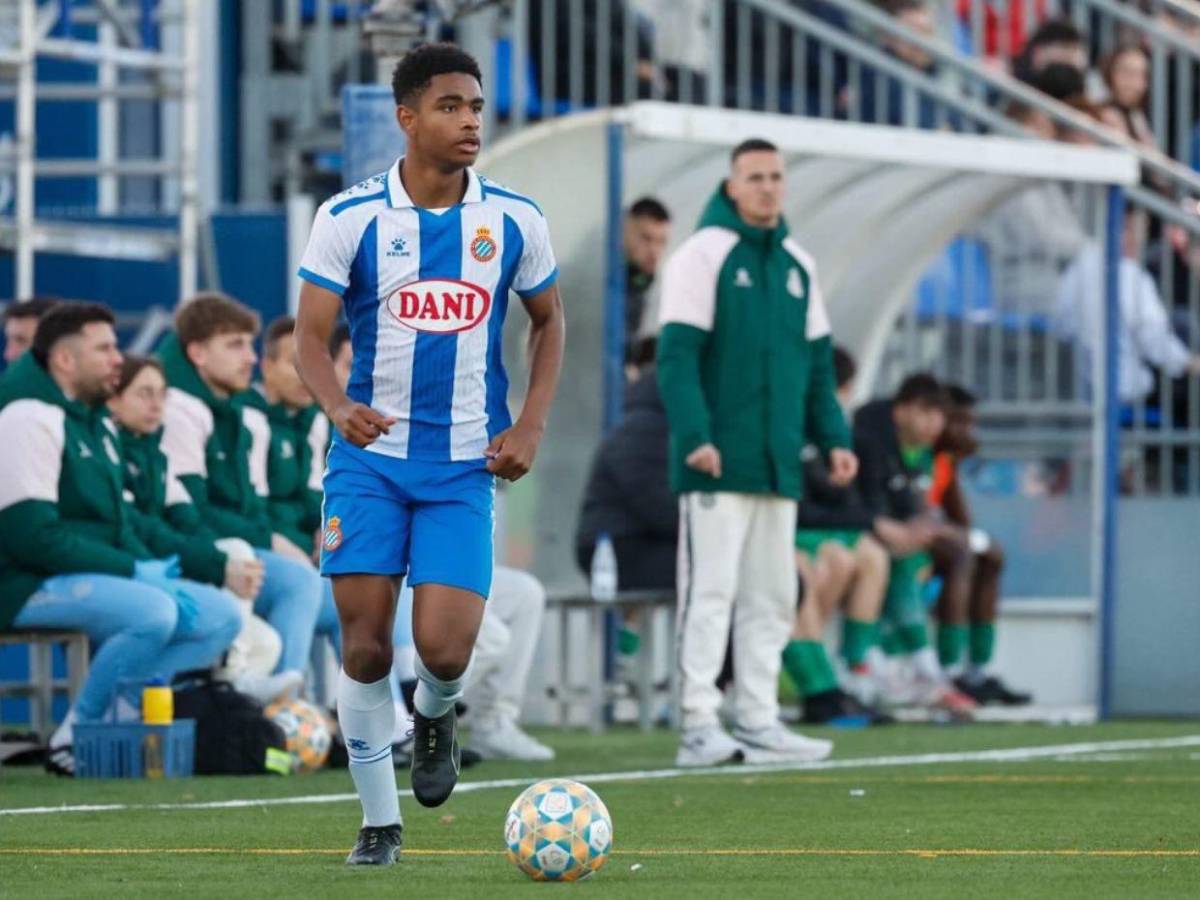 Quién es el nuevo futbolista de Honduras de padre africano y juega en el Espanyol de España