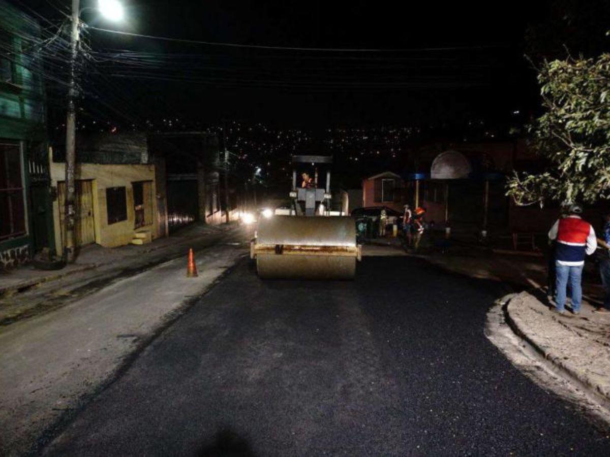 En diciembre la mitad del bacheo será  por la noche en el Distrito Central