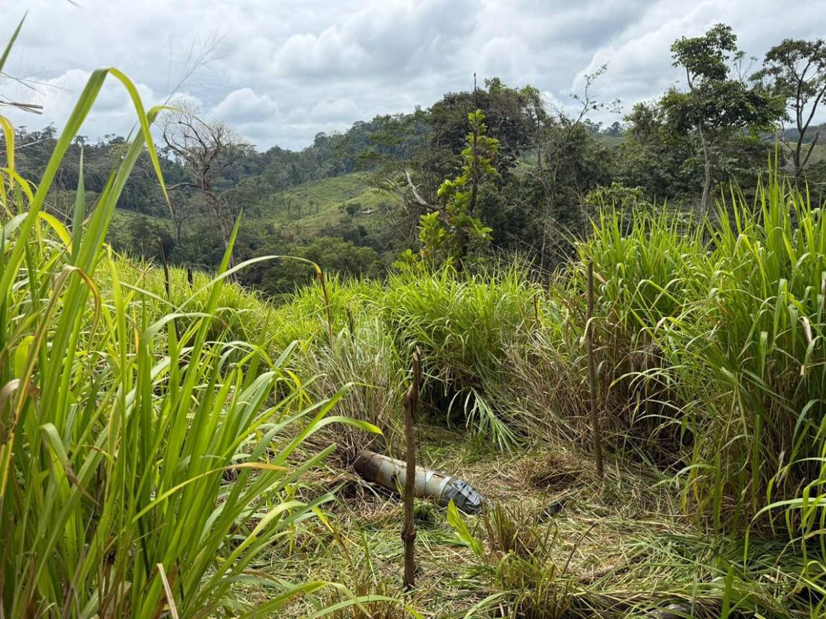 Una bomba dormida desde los 80´: vestigio bélico que Olancho guardó por más de 40 años