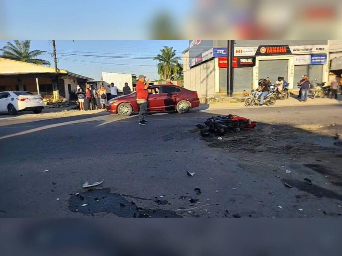 Daniel Peña iba a trabajar cuando fue embestido por dos carros en El Progreso