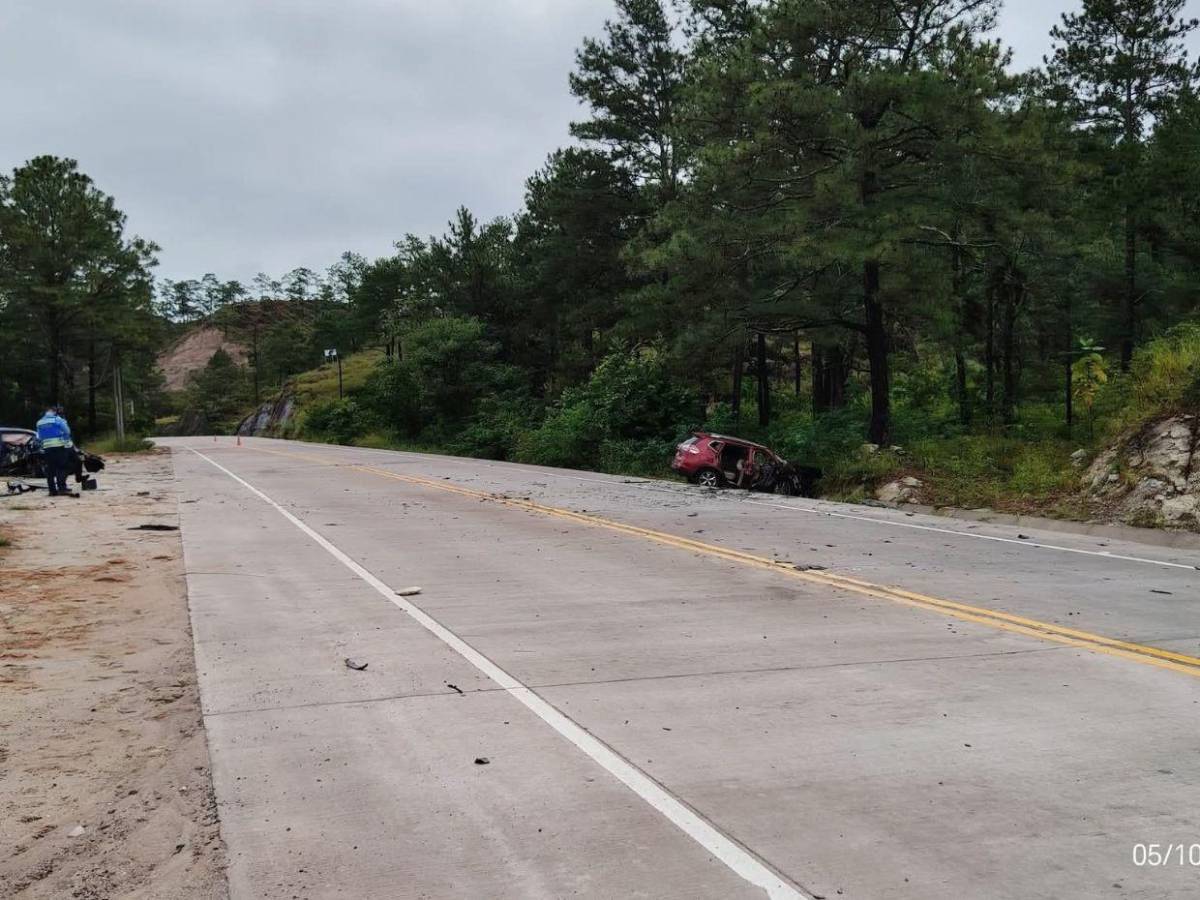 Vehículo hacía zigzag en la vía: lo que se sabe del accidente en carretera a Danlí