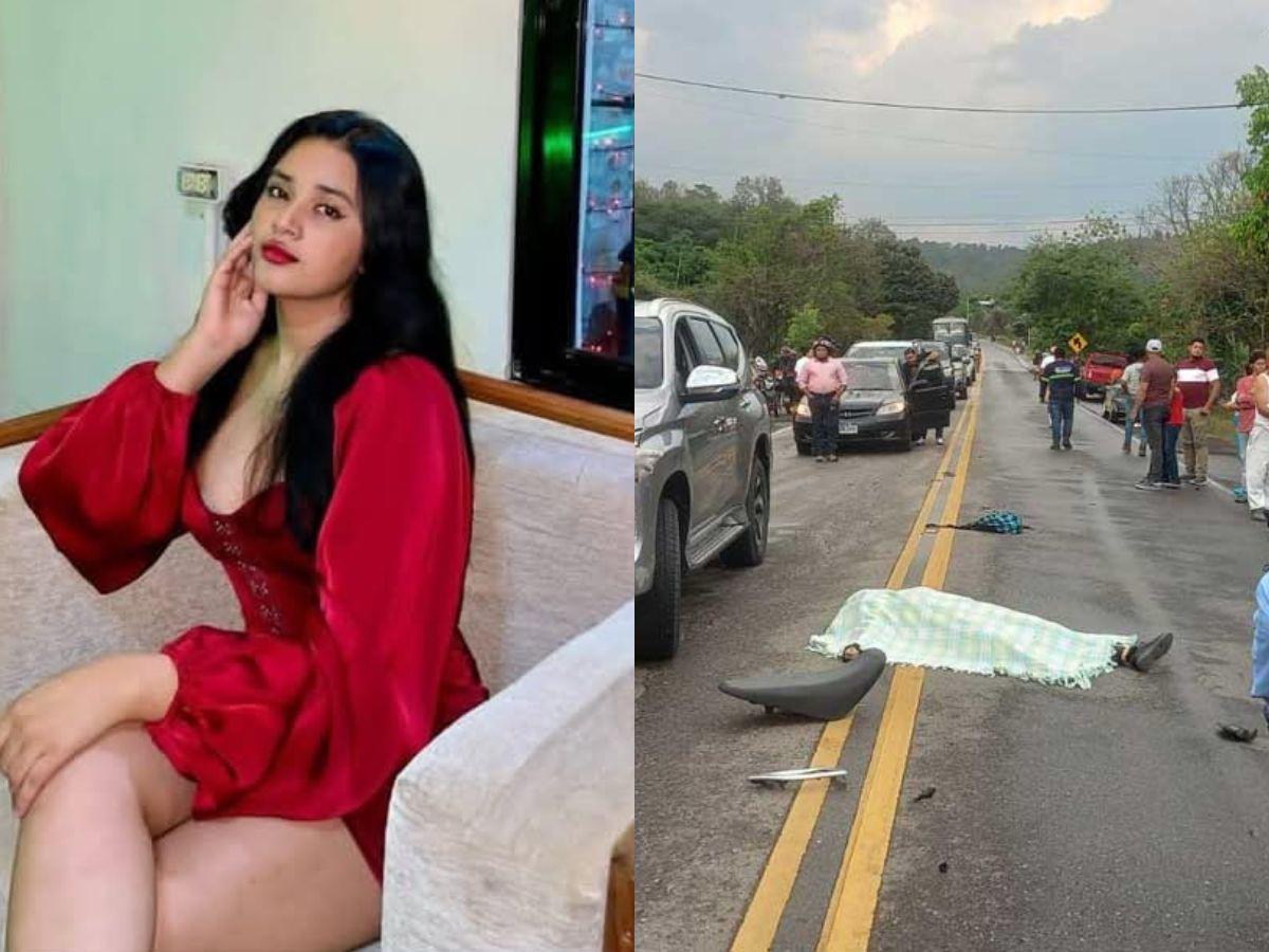 Isabela Saray Amador, joven de 22 años que murió en un accidente en Talanga
