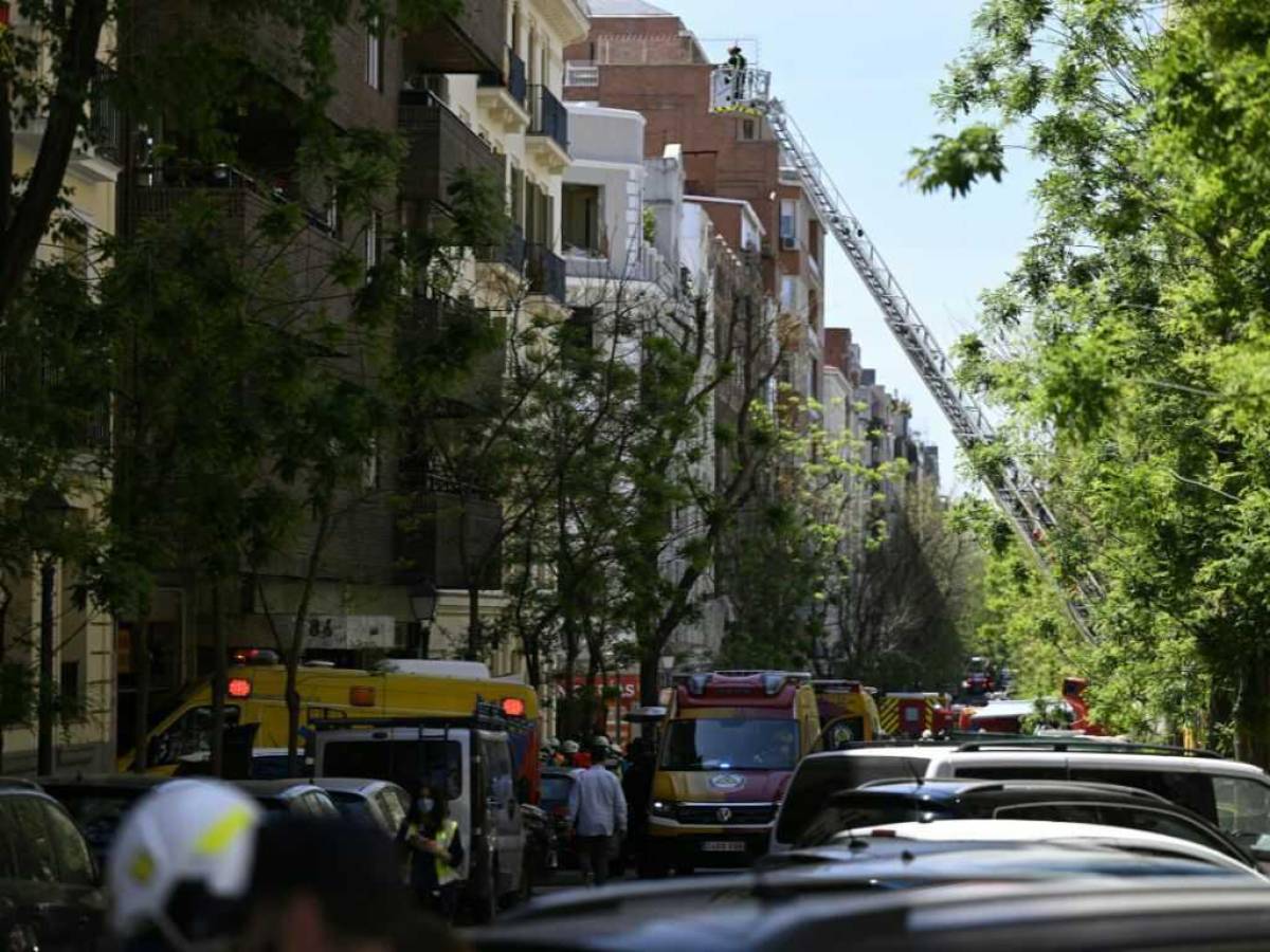 Dos muertos, uno de ellos hondureño, por explosión en un edificio de Madrid