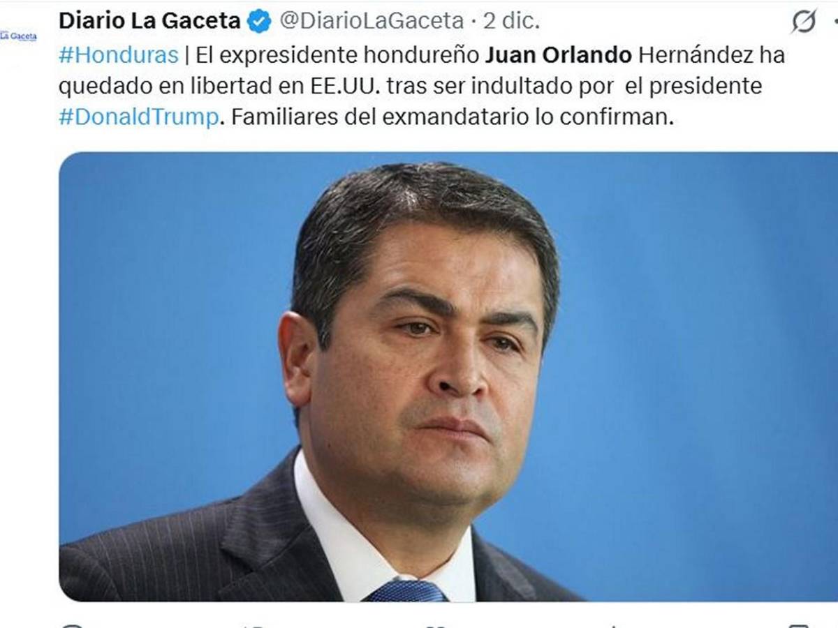 Ha quedado en libertad: Así informa el mundo que Juan Orlando Hernández salió de prisión