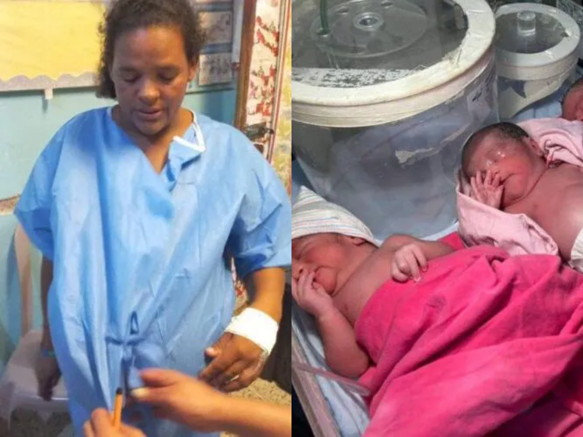 Hondureña da a luz a trillizos en Catarino Rivas; es madre de 8 niños más