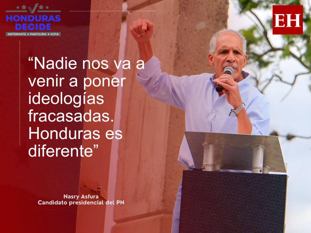 Si amenazan a mi equipo, me amenazan a mí: las frases de Nasry Asfura en movilización del PN