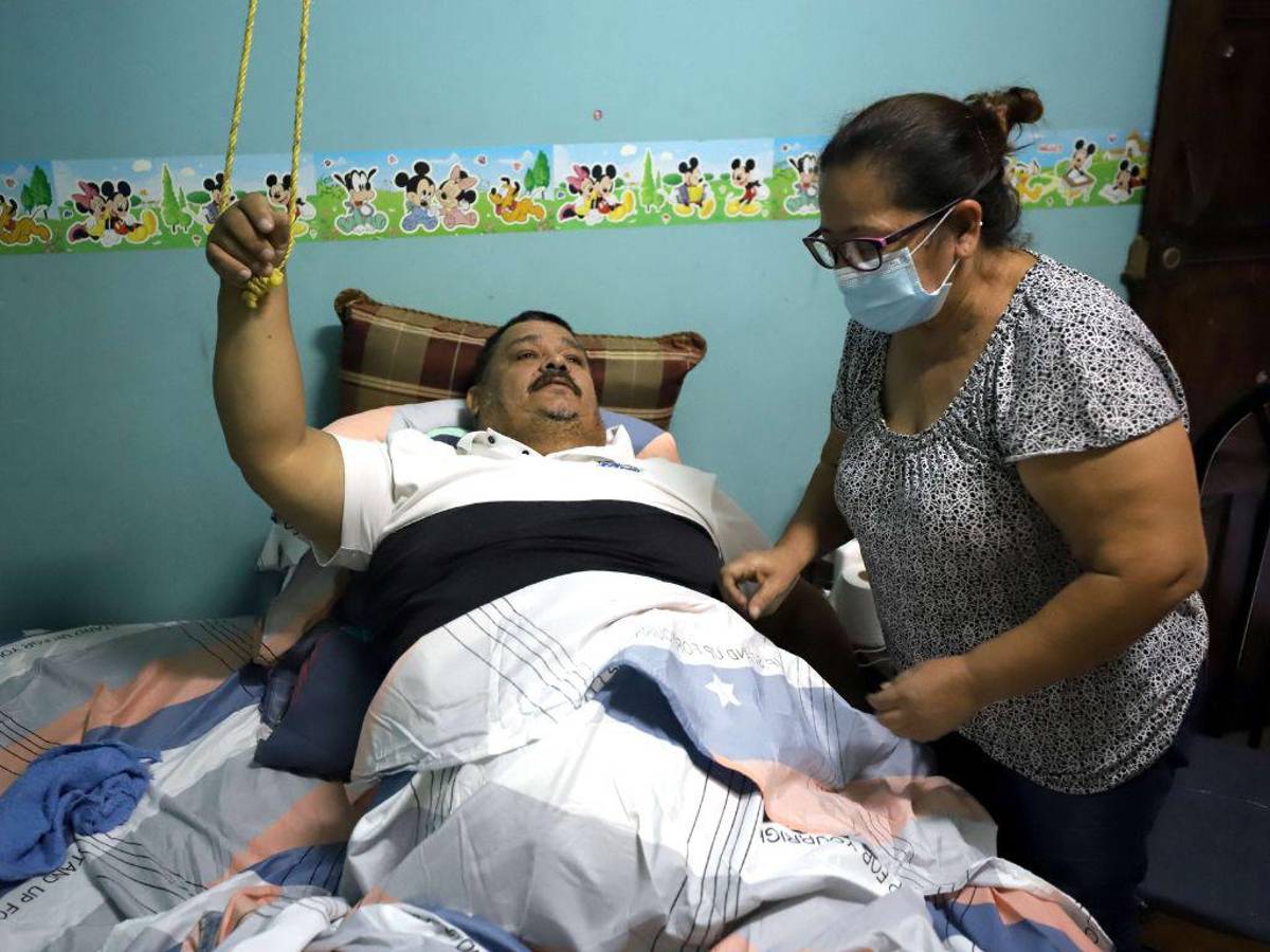 Miguel Manzanares, el comerciante que perdió su pierna.