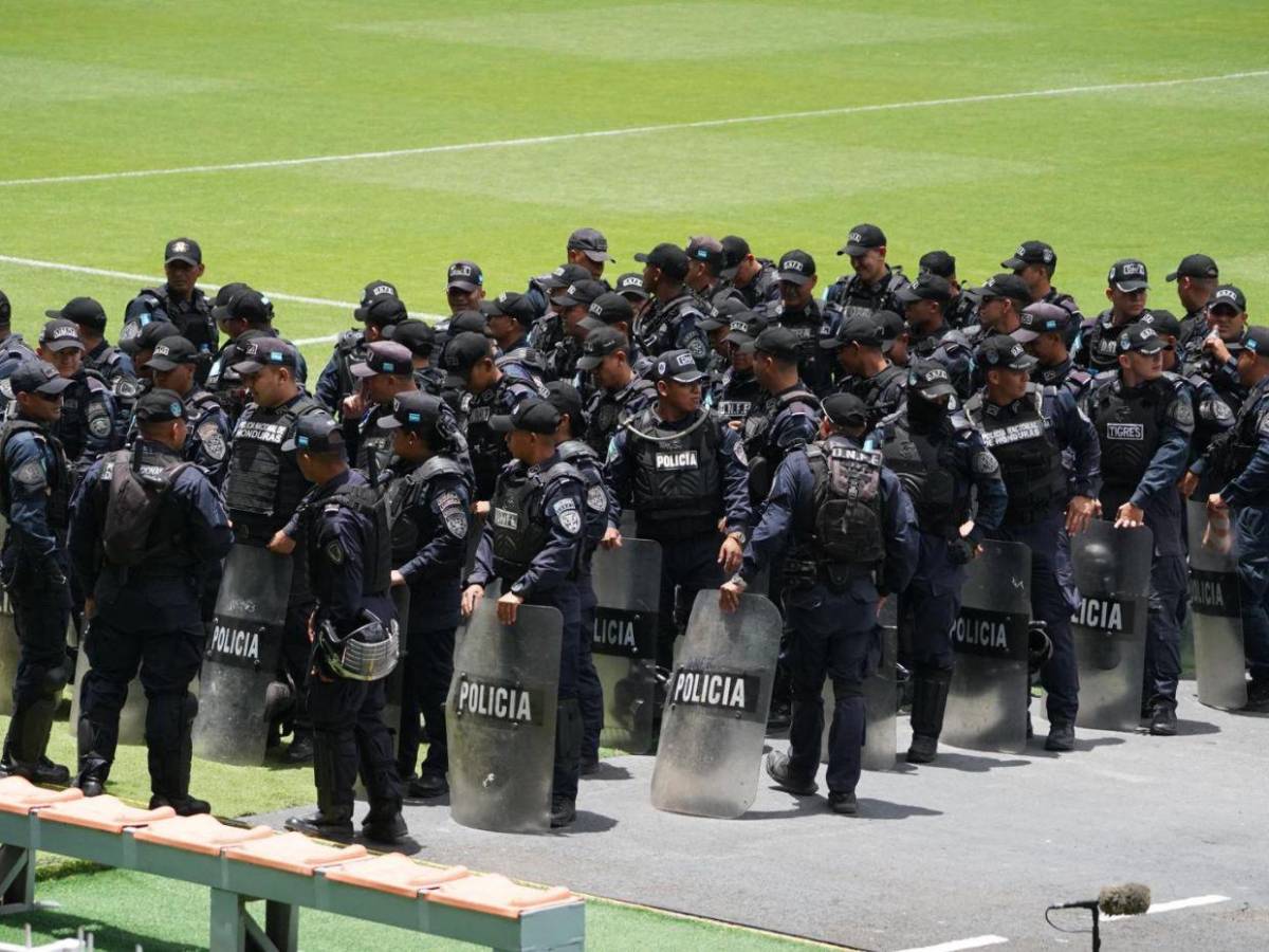 Siete anillos de seguridad resguardan la final entre Olimpia y Real España