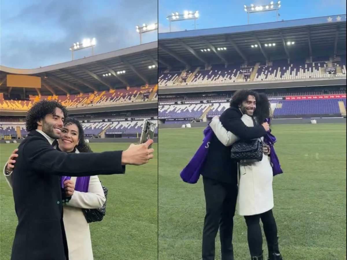 Chino Huerta y el error que se cometió mientras era presentado por su nuevo equipo