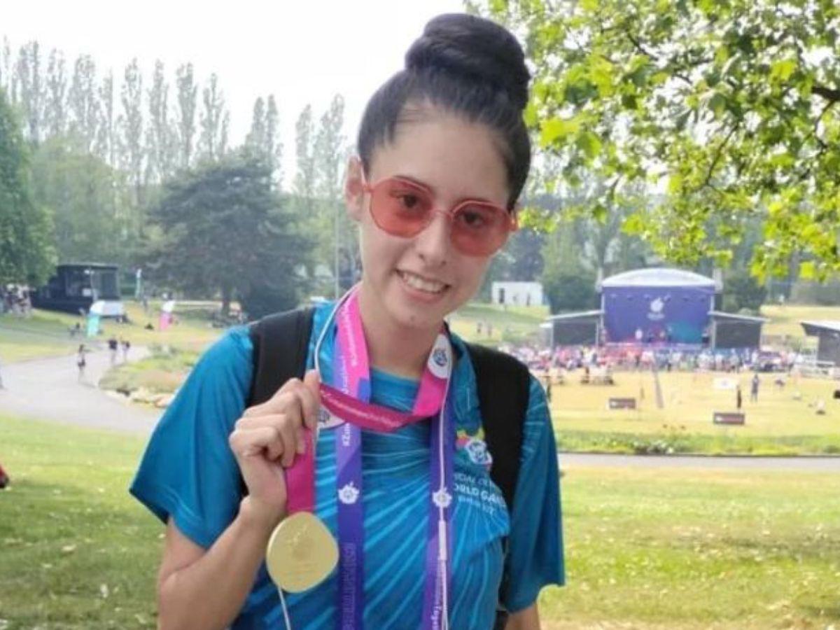 Linda Valladares, atleta rítmica de Olimpiadas Especiales.