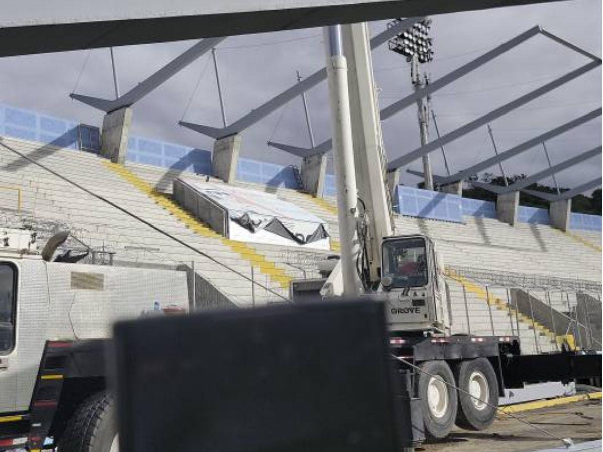 Así avanza remodelación en el estadio Nacional: Completa importante fase del techado