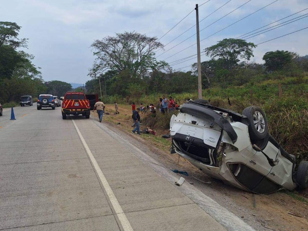 ¿Perdió el control? Esto se sabe del fatal accidente que dejó una pareja muerta en Quimistán
