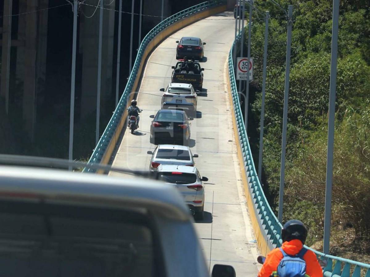 Tráfico infernal este sábado en el anillo periférico y salida al sur de Tegucigalpa