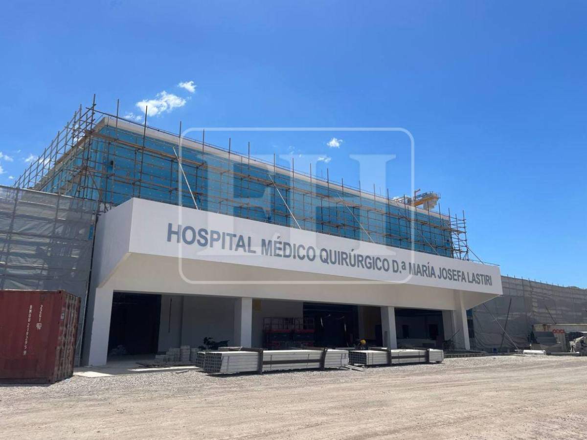 Así luce actualmente el hospital que se construye en Choluteca con personal chino
