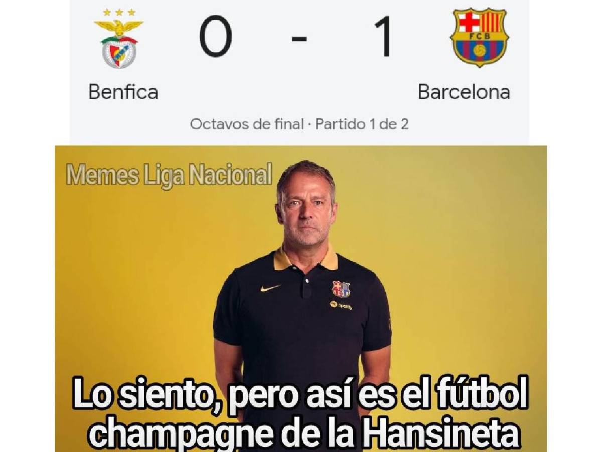 Se burlan del Real Madrid: Los memes que dejó el triunfo de Barcelona ante Benfica en Champions