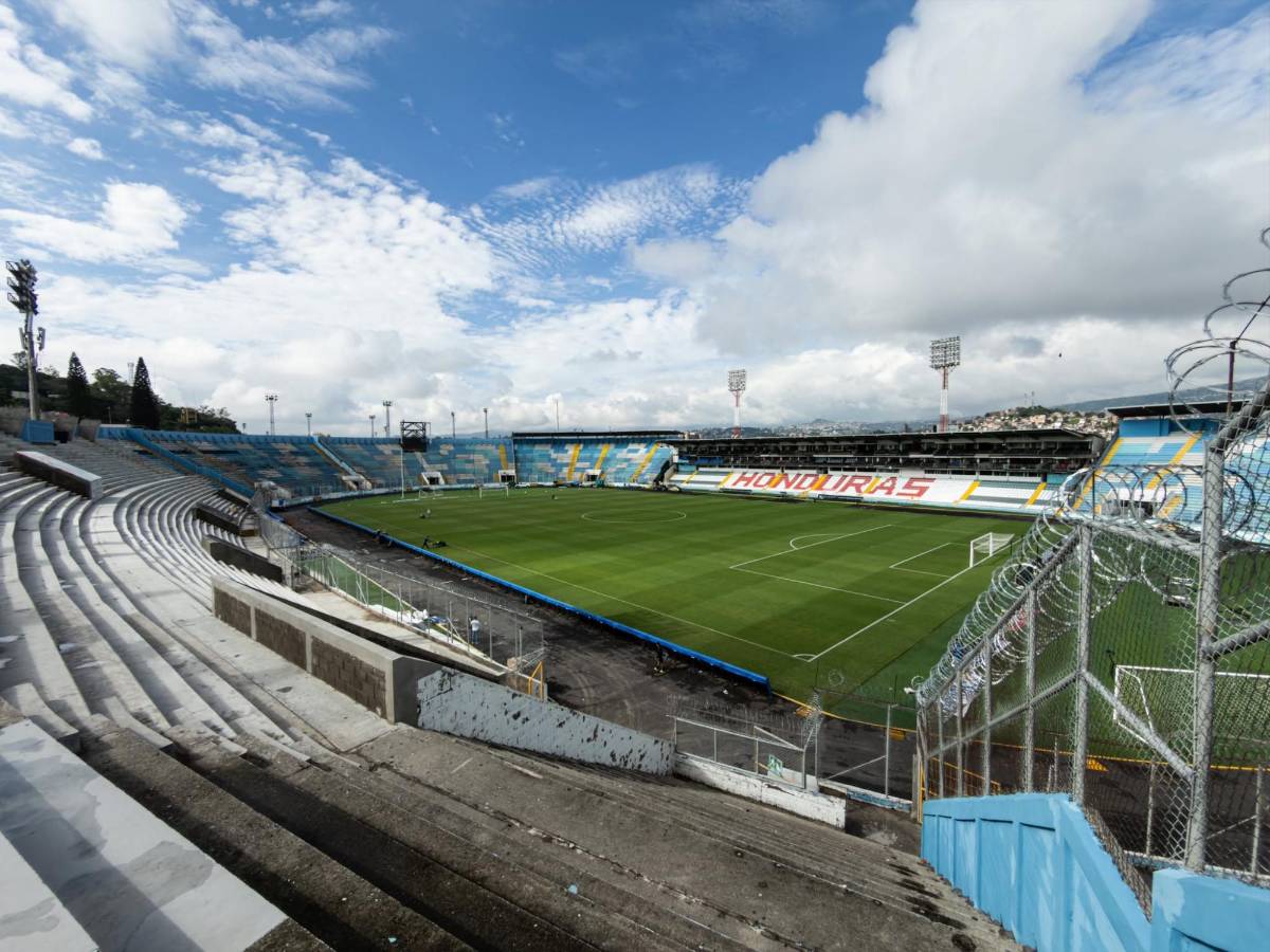 Así 'pulen' el estadio Nacional previo al juego de Honduras ante Haití por la eliminatoria