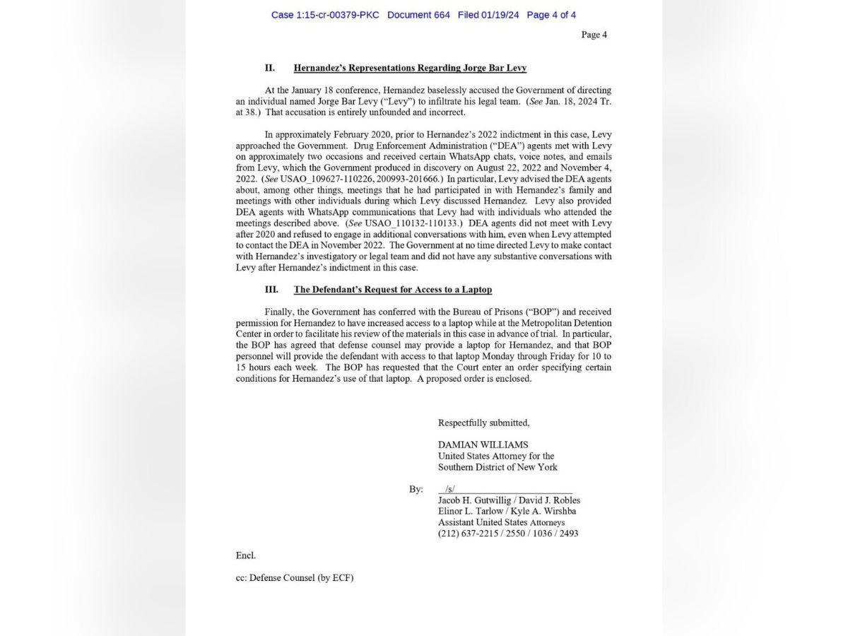 En directo: Juicio de Juan Orlando Hernández