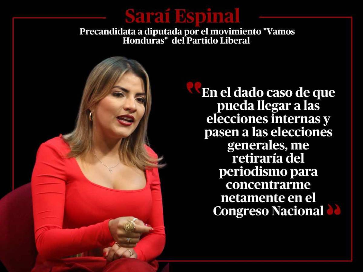 Falencias de los diputados actuales y sus metas en la política: frases de Saraí Espinal