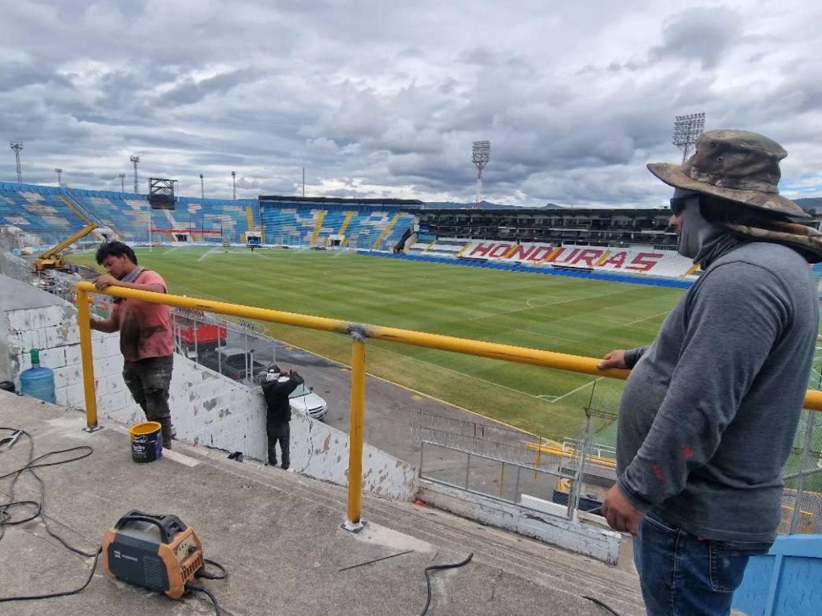 Nuevas fotos: Así va quedando el Estadio Nacional con el techo que le están instalando