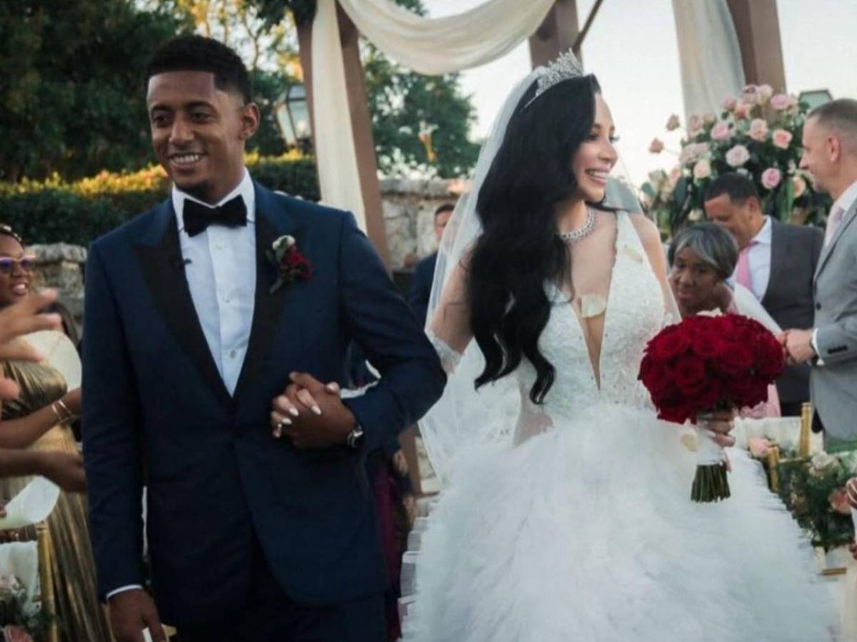 “Choco” Lozano se casa con modelo hondureña en República Dominicana