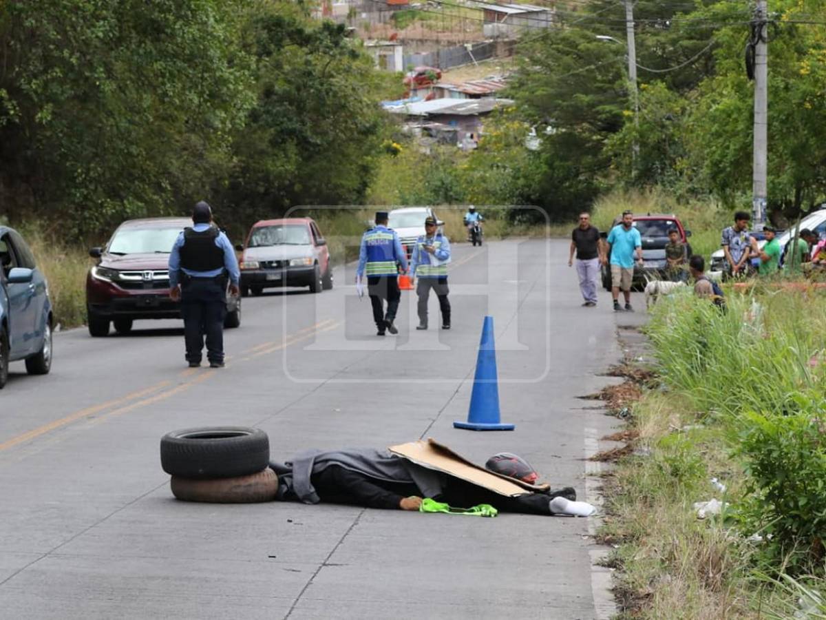 El cuerpo quedó a 20 metros de la moto: la escena tras accidente en cuesta El Chile