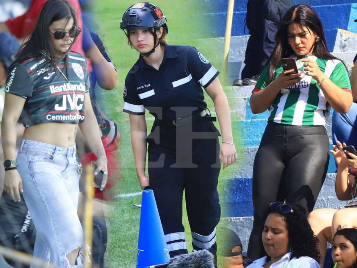 Clásico sampedrano se llena de lindas damas ¡Chica de primeros auxilios llamó la atención!