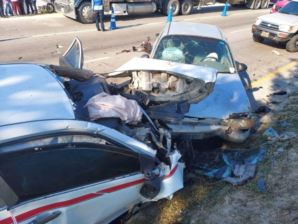 Responsable de accidente vial en Choloma conducía alcoholizado y a exceso de velocidad
