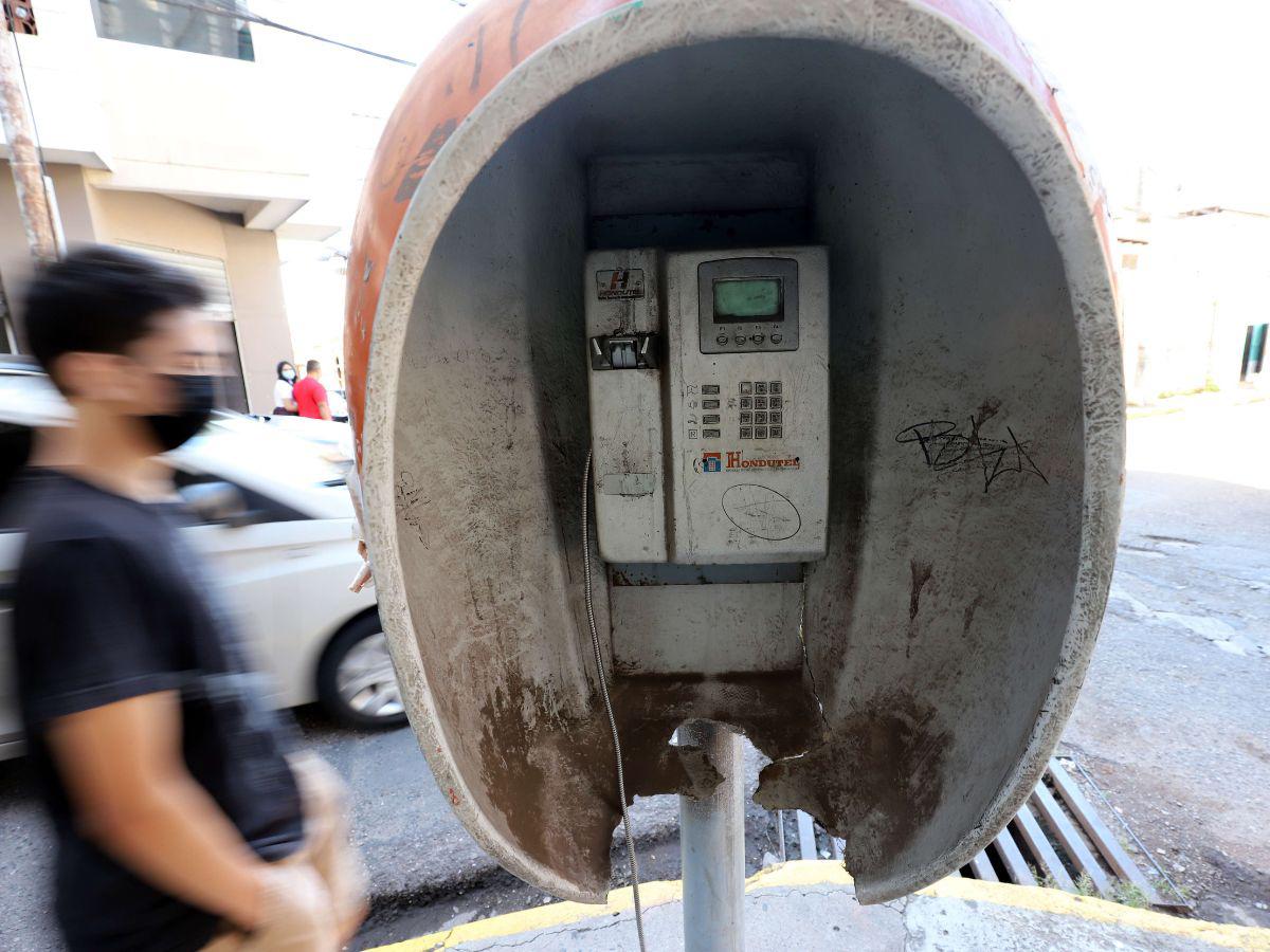 Inservibles los más de mil teléfonos públicos de todo el Distrito Central