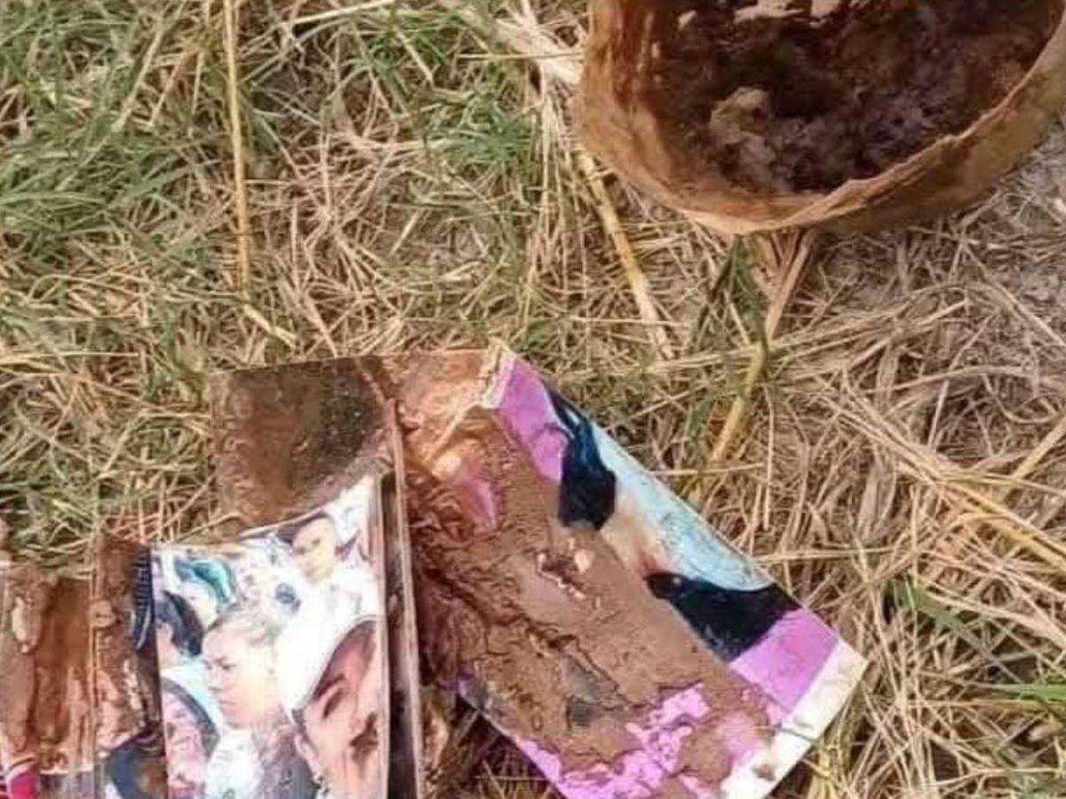 ¿Es cierto que encontraron fotos en cementerio de Tegucigalpa, incluyendo la de una diputada?