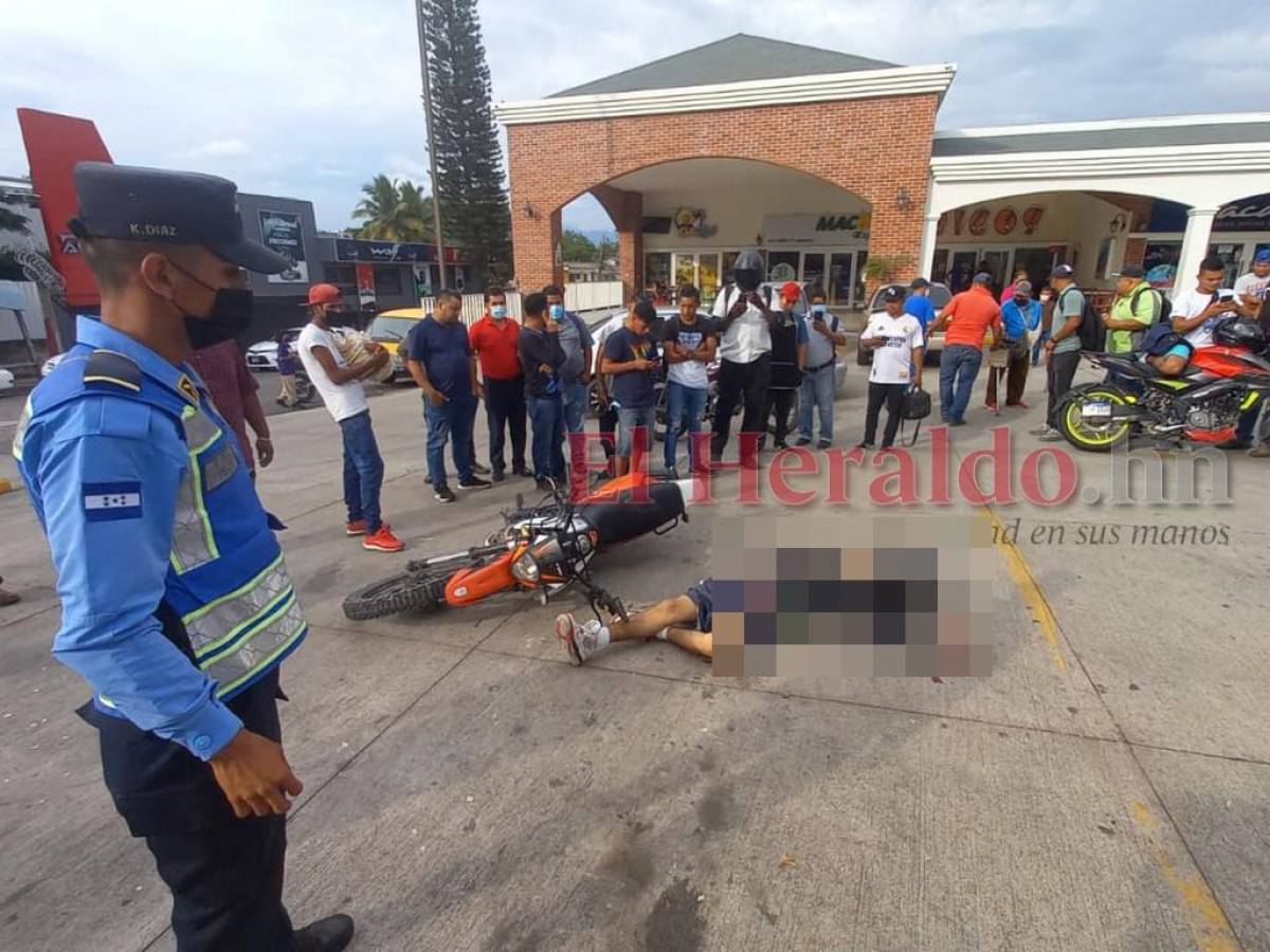 Matan a joven motociclista en un parqueo de Loarque, salida al sur de la capital