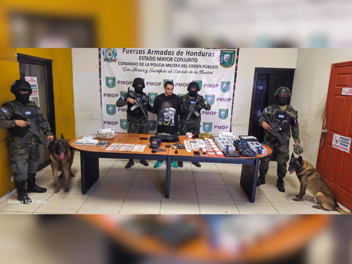 Capturan a Peligro, cabecilla de la pandilla 18, en SPS con sofisticado equipo tecnológico