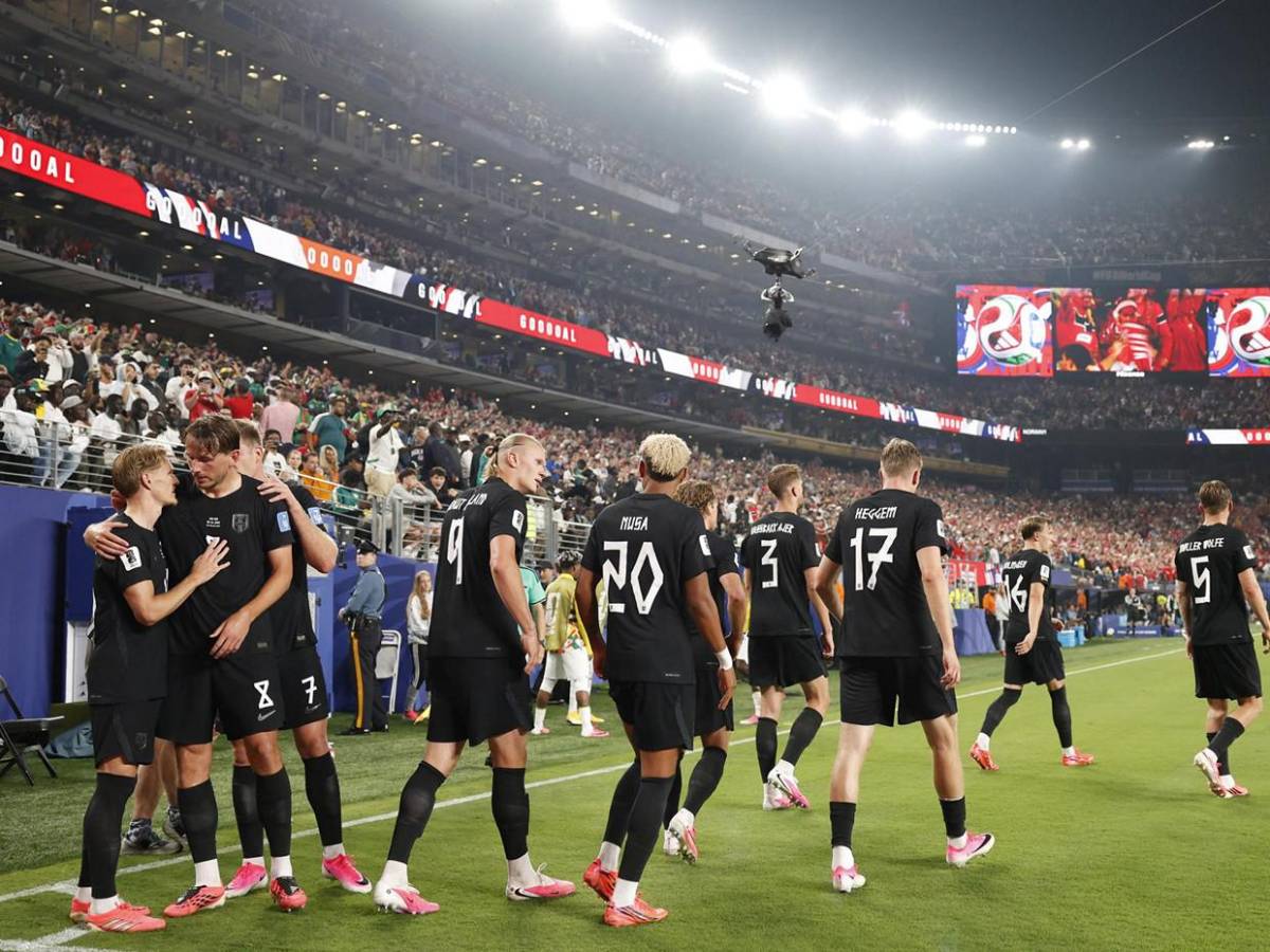 La celebración de Noruega al clasificar, tras 28 años sin jugar una Copa del Mundo
