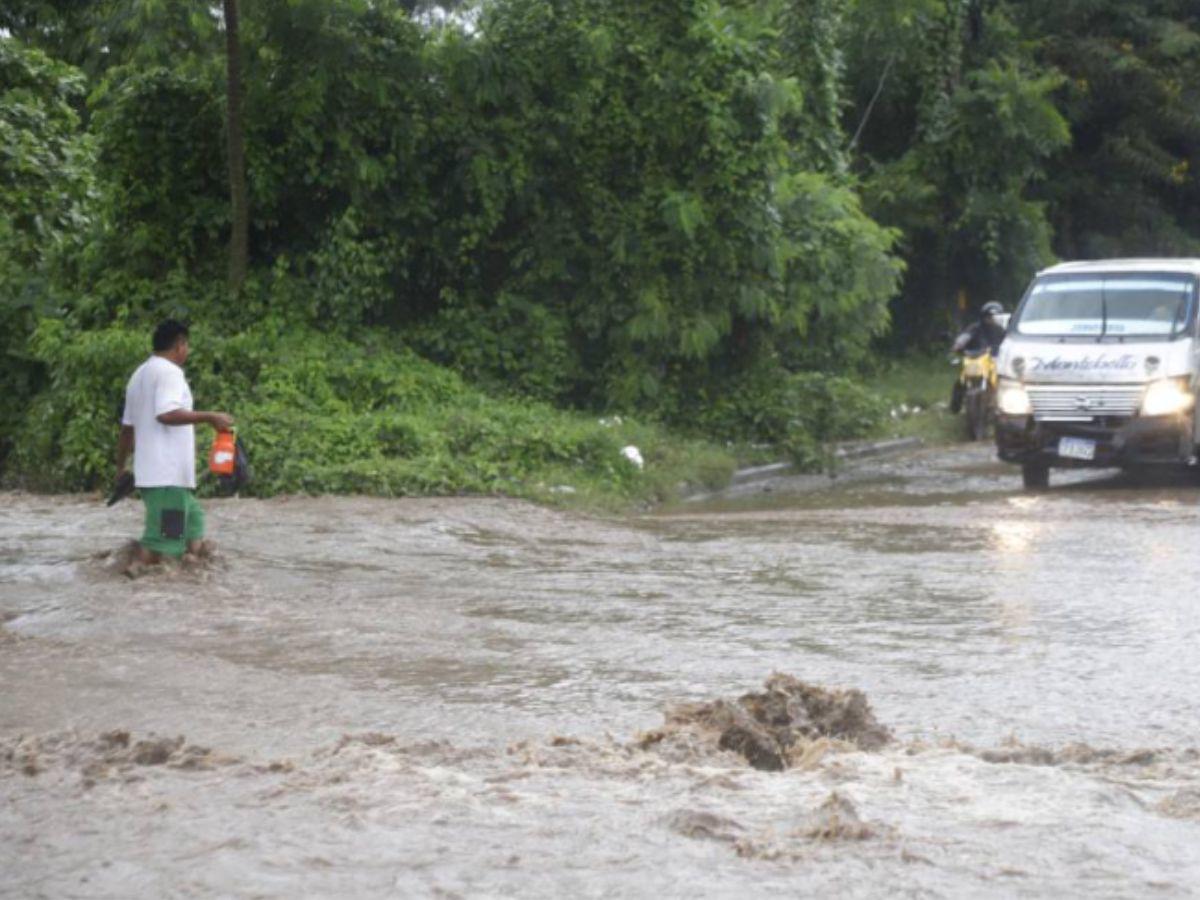 En alerta amarilla dos municipios de Atlántida por las lluvias