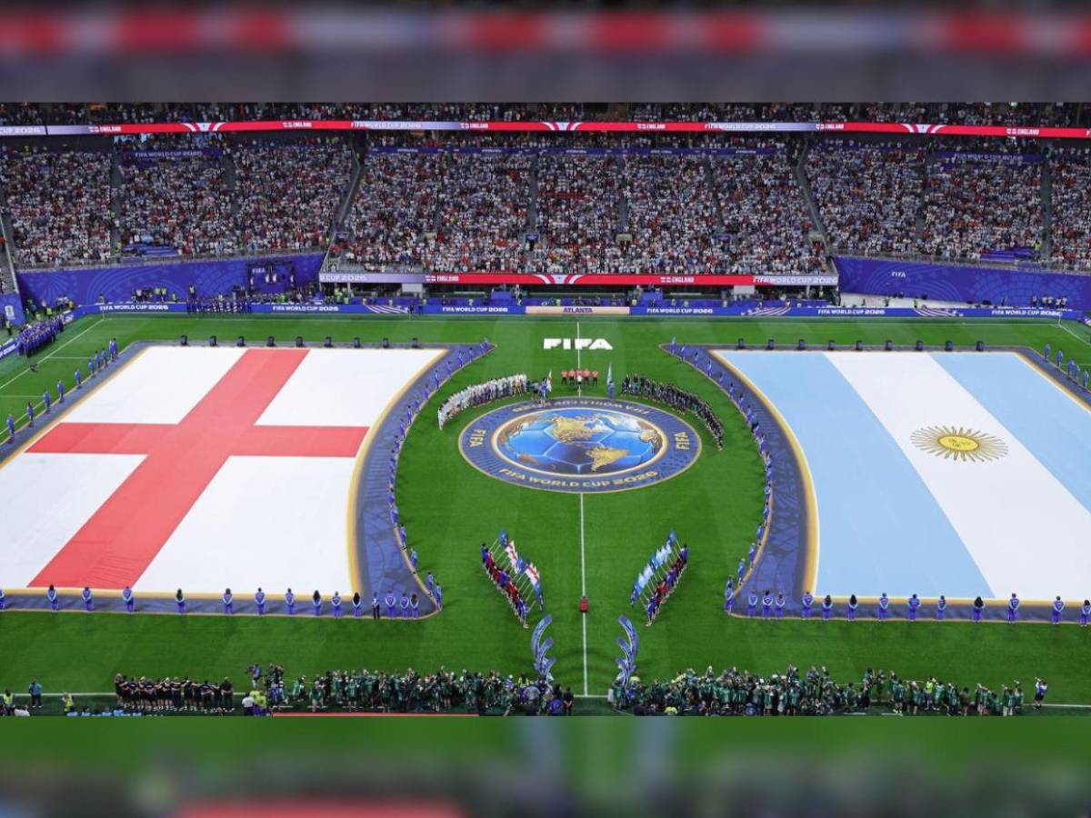 Polémica en la previa: el irrespeto de la afición de Argentina al himno de Inglaterra