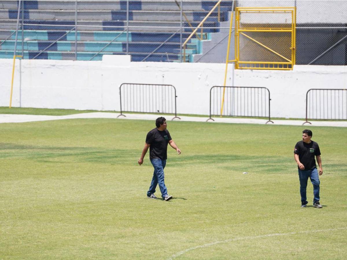 Más deteriorada: así luce la grama del Morazán previo a concierto gratuito