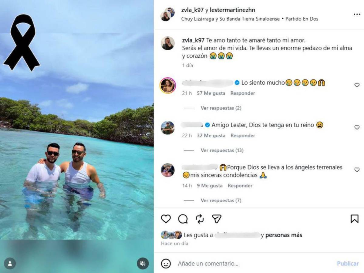 Te amaré tanto: despedida de pareja de Lester Martínez, periodista hondureño que murió en España