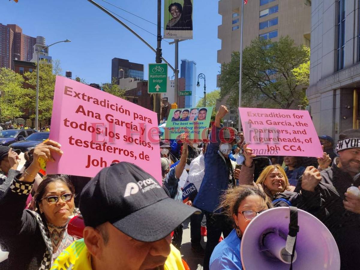 Hondureños en Nueva York protestan y piden cadena perpetua para Juan Orlando Hernández