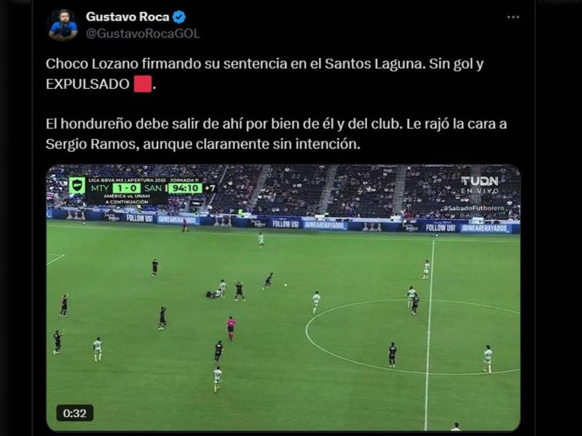 ¿Qué dijo Sergio Ramos? Críticas al Choco Lozano tras el golpe al español que significó la roja
