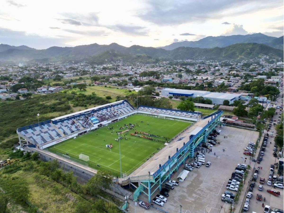 Así quedó el estadio Juan Ramón Brevé de Juticalpa luego de las remodelaciones