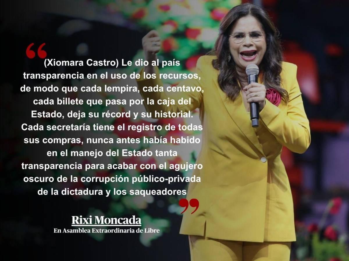 “Soy del pueblo, soy justicia”: 33 frases de Rixi Moncada en asamblea de Libre rumbo a las generales “Soy del pueblo, soy justicia”: 33 frases de Rixi Moncada en asamblea de Libre rumbo a las generales