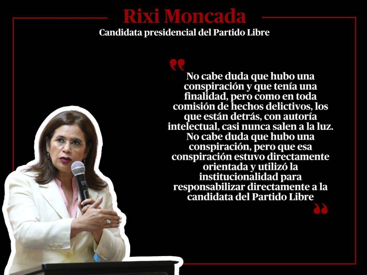 Rixi Moncada reconoce que hubo conspiración en las elecciones primarias: sus frases Rixi Moncada reconoce que hubo conspiración en las elecciones primarias: sus frases