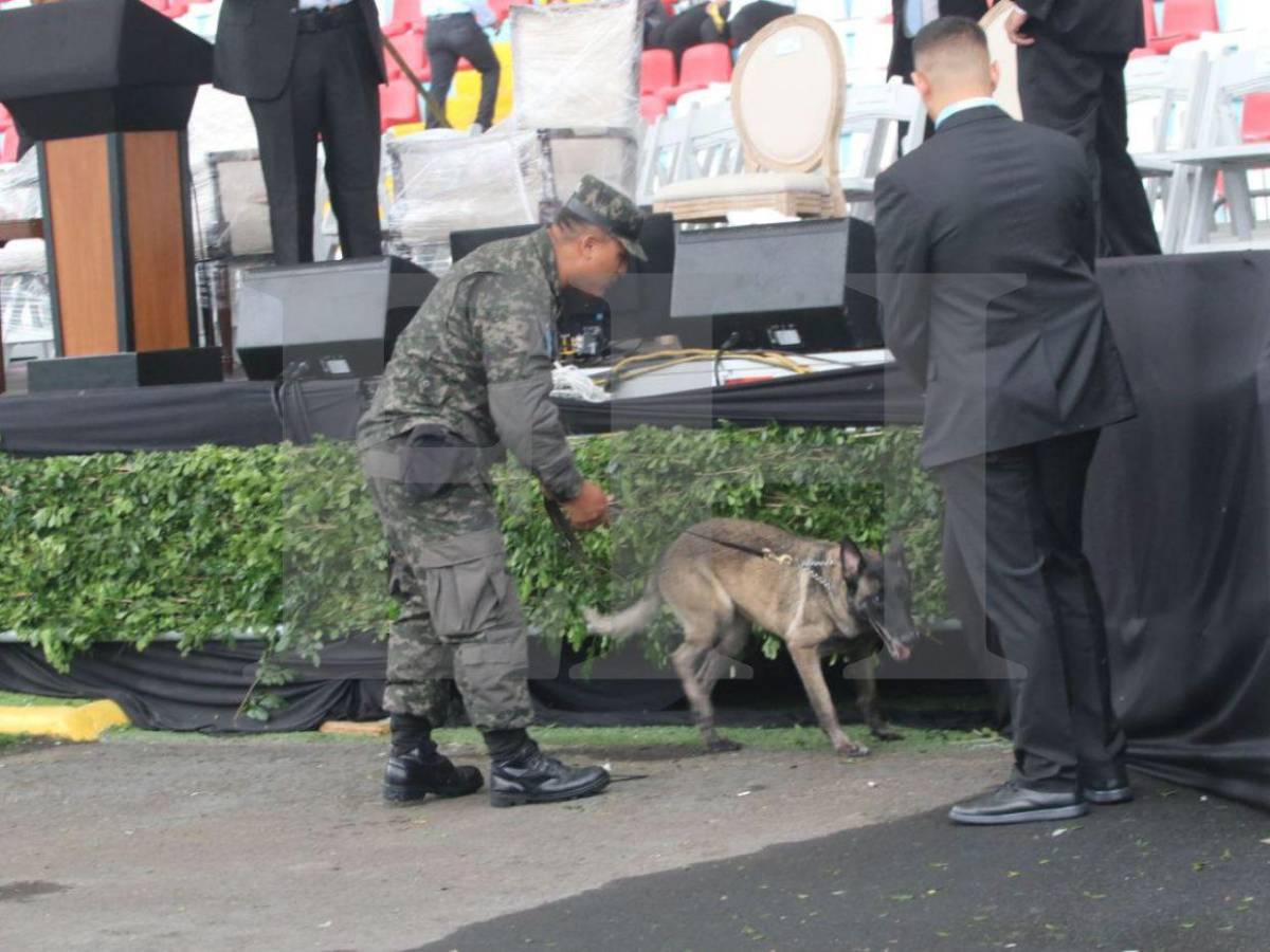 El Estadio Nacional, bajo vigilancia estricta en los desfiles patrios