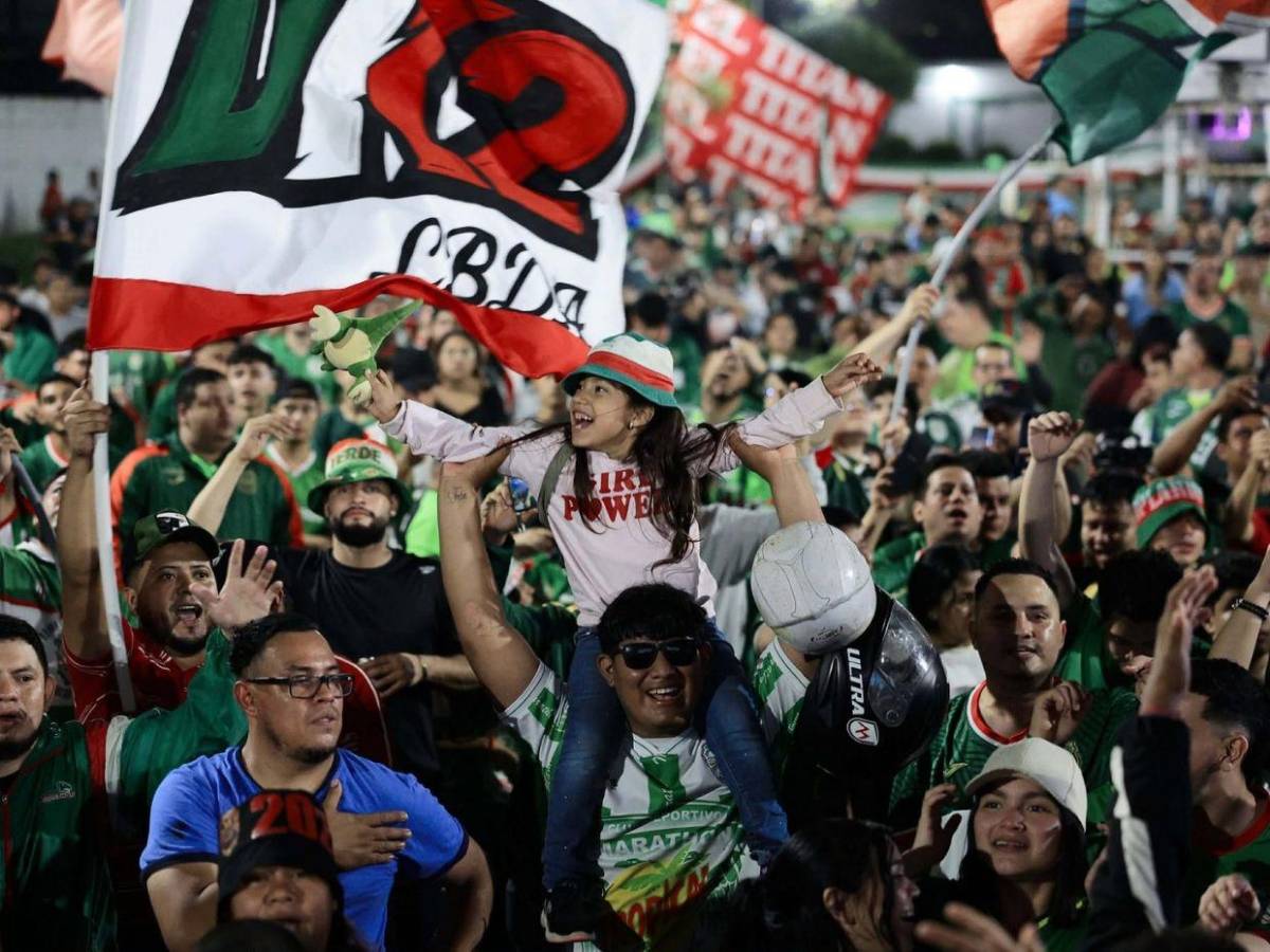 Así vibró la afición verdolaga en la gran fiesta del Marathón por su centenario