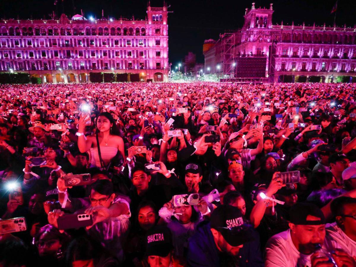 Las fotos del concierto de Shakira en el Zócalo: 400 mil personas asistieron