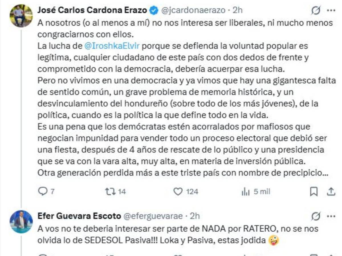 José Carlos Cardona se insulta con Rashid Mejía y un periodista: “Eras cachureco de closet