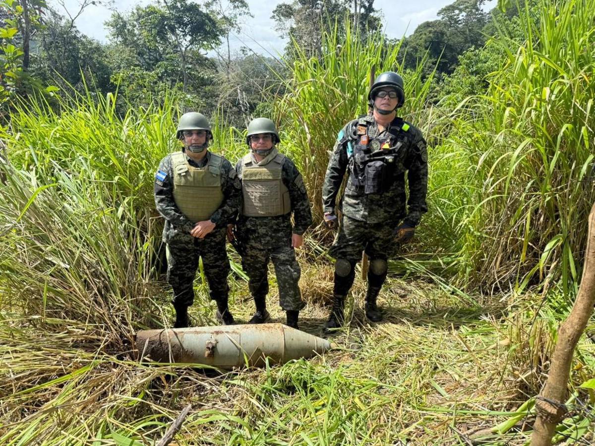 Una bomba dormida desde los 80´: vestigio bélico que Olancho guardó por más de 40 años