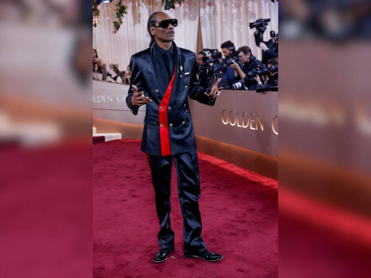 Elegancia con actitud: Snoop Dogg roba miradas en los Golden Globes 2026