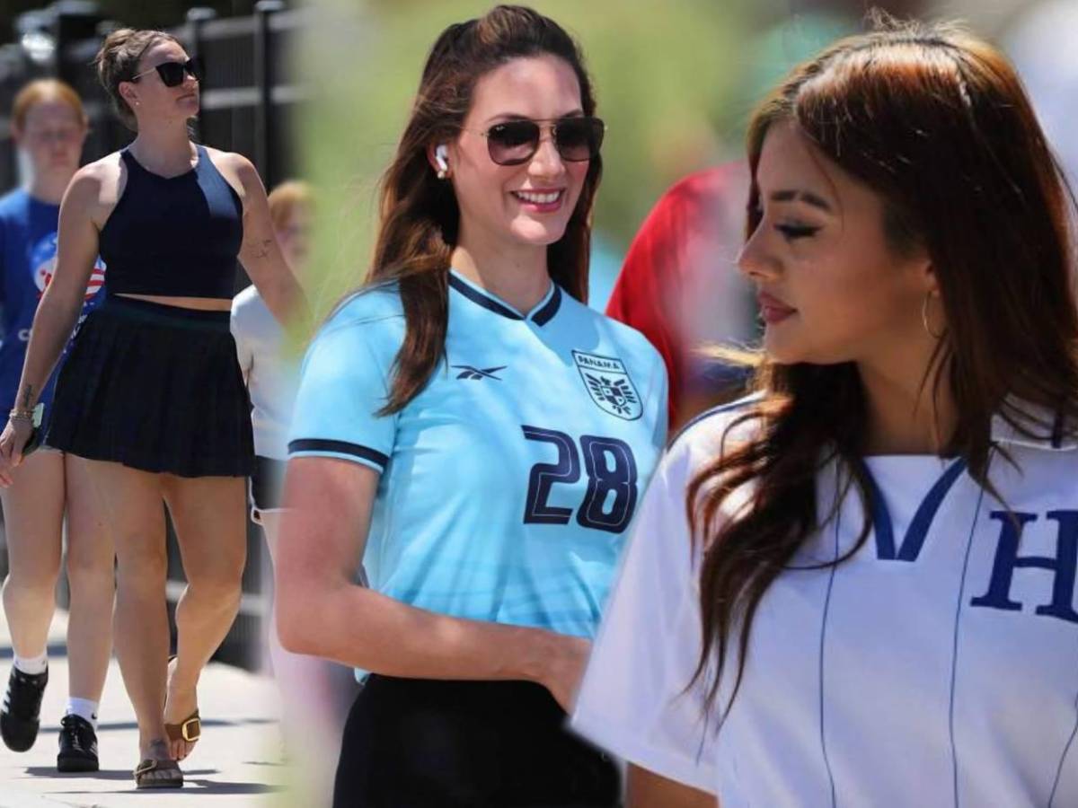 ¡Se llenó de chicas lindas! Las bellezas en el Honduras vs Panamá de Copa Oro