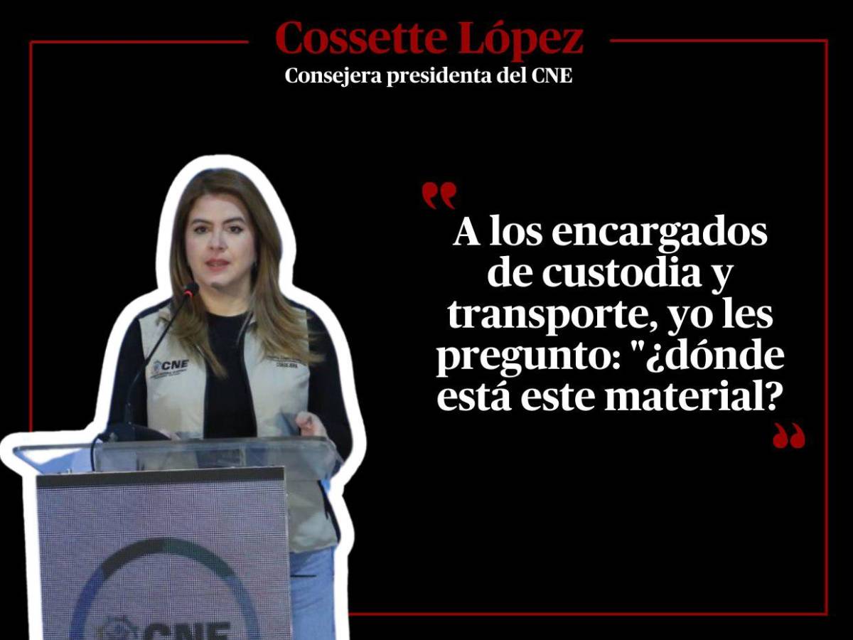 Maletas electorales fueron llevadas a “pasear” y estacionadas en la calle, asegura Cossette López