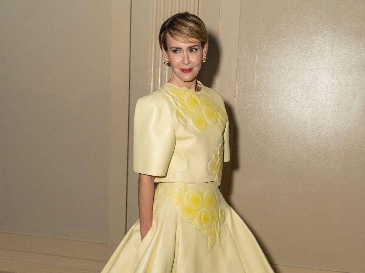 Sarah Paulson recibe su estrella en Hollywood y evoca su obsesión por imitar a Julia Roberts